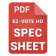 EZ-VOTE HD Response Keypad Specifications