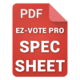 EZ-VOTE PRO Response Keypad Specifications
