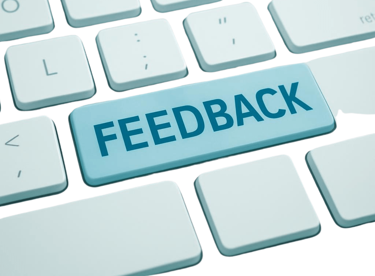 Feedback Button on a Keyboard