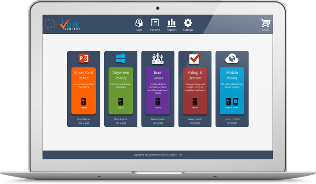 EZ-VOTE Connect Dashboard