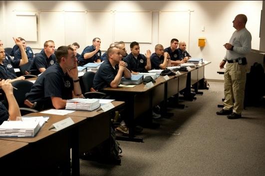 Police training classroom response system