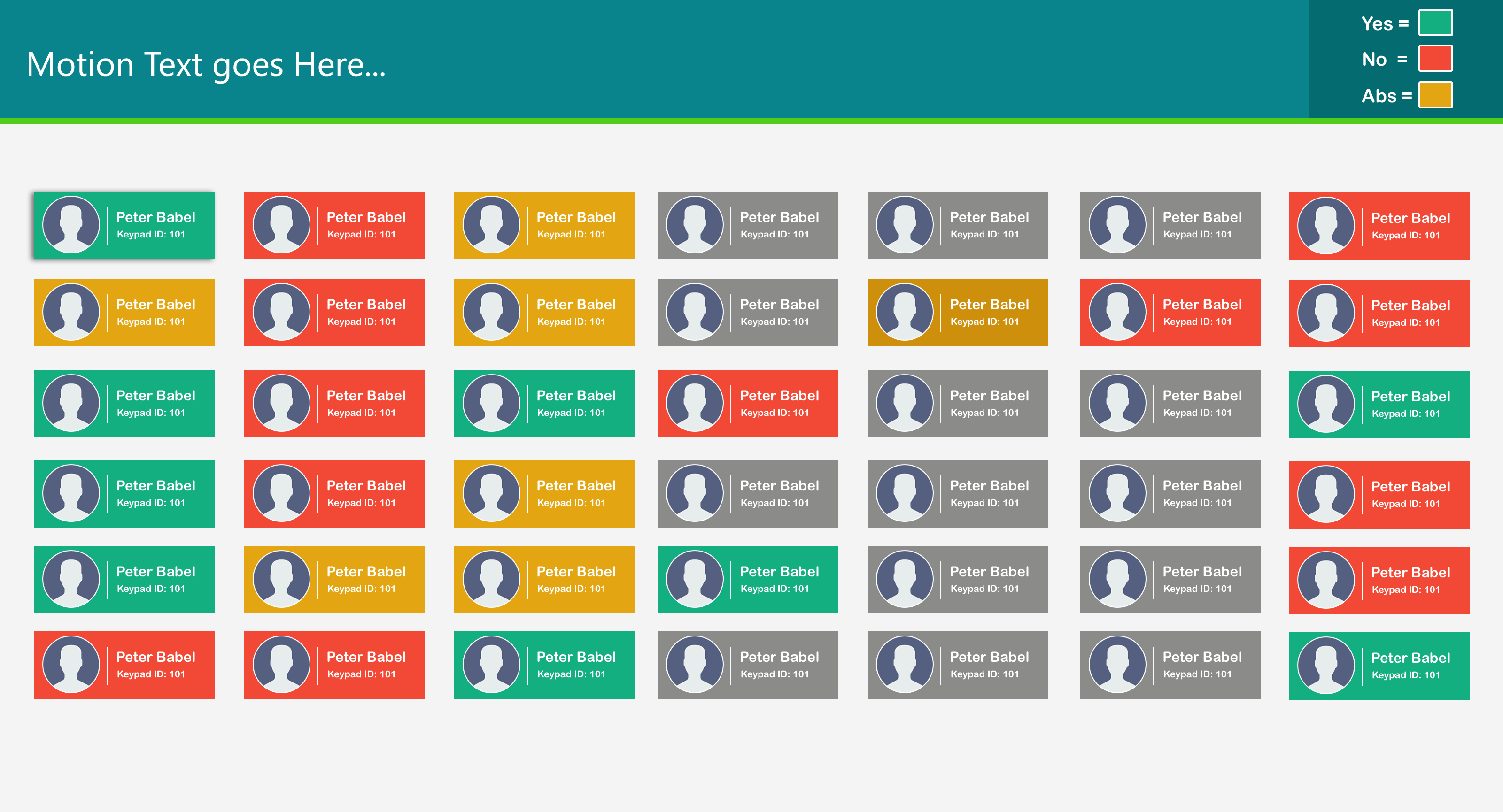 Interactive Townhall Meeting App Electronic Voting System