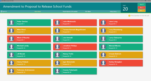 Townhall Election Software