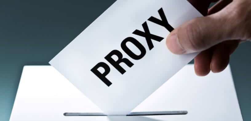 Electronic Proxy Voting System