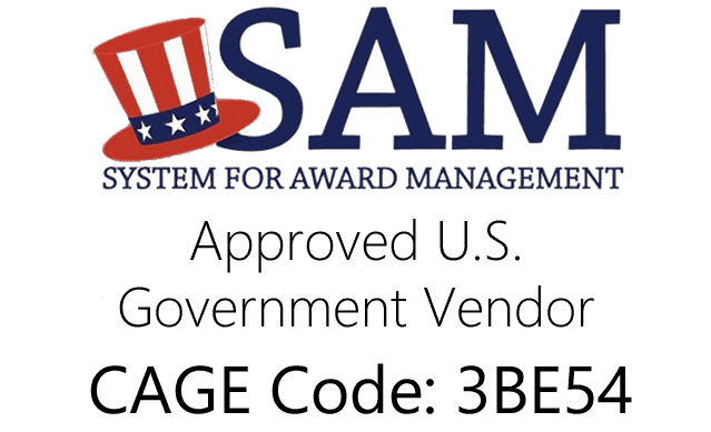 SAM U.S. Government Approved Vendor