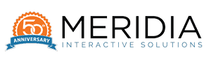 Meridia 50th Anniversary Logo