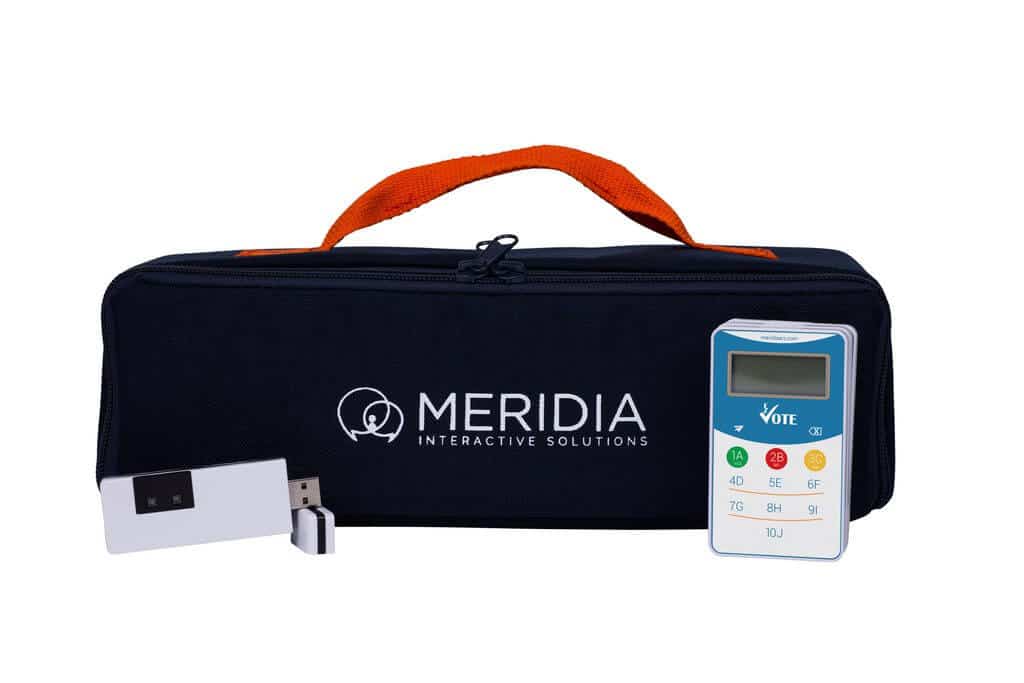 Details about   Meridia Audience Response System CB-500-MIU CK-MIAAA 55x Keypads Untested AS-IS 