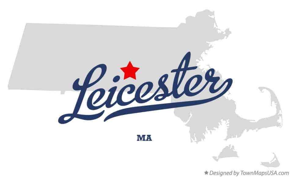 Leicester Massachusetts Map