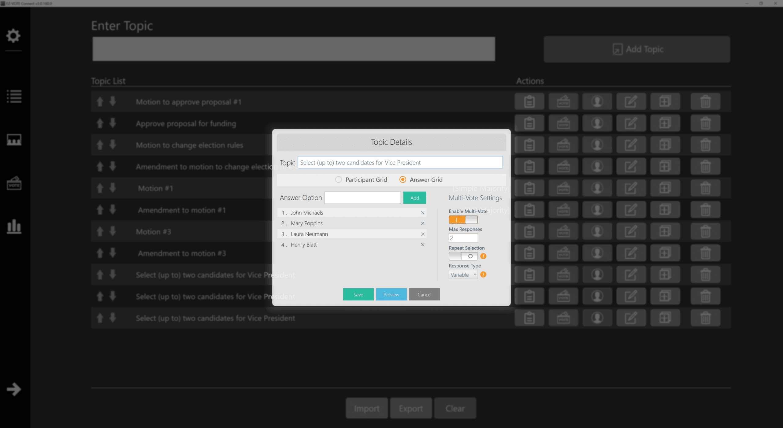 TownVOTE Customization Single Vote vs Multi Vote Settings