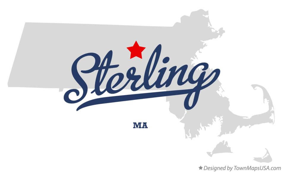 Town of Sterling MA map