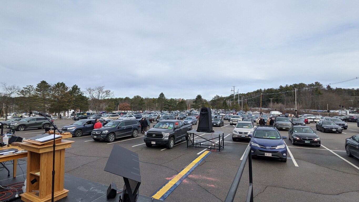 New Hampshire House of Representatives Outdoor Voting Session