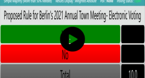 Berlin Town Meeting Electronic Voting System