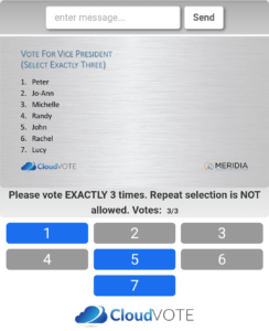 CloudVOTE Online Electronic Voting WebPad CloudVOTE Online Electronic Voting WebPad