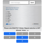 CloudVOTE Online Electronic Voting WebPad