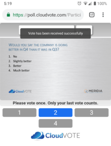 CloudVOTE Online Electronic Voting WebPad