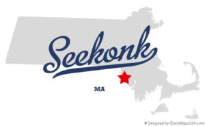 map of Seekonk, Massachusetts