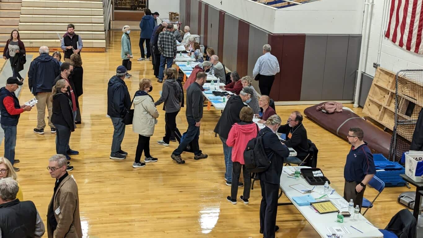 Town of Westford STM 2022 Voter Registration and Keypad Pickup