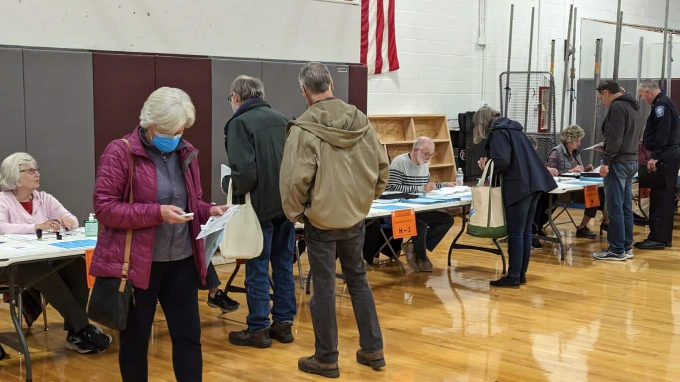 Town of Westford STM 2022 Voter Registration and Keypad Pickup