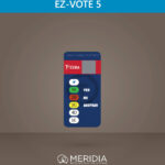 TX Veterinary Medical Association Custom EZ-VOTE 5 Keypad