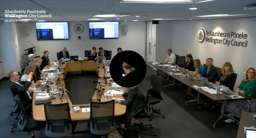 City of Wellington New Zealand Council Meeting E-Voting System